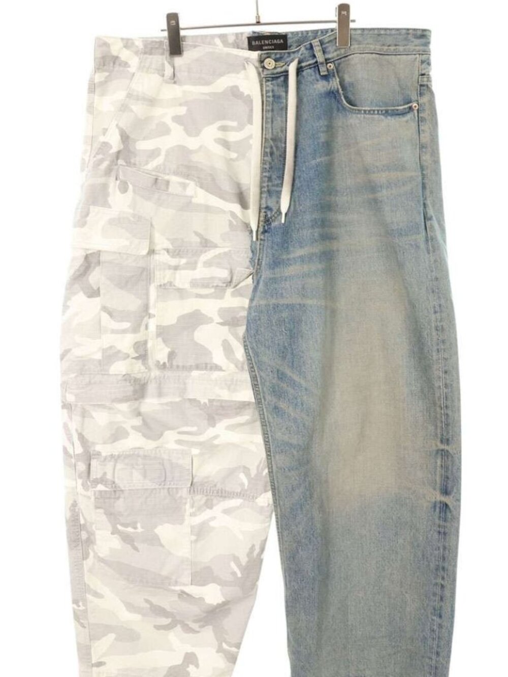 Balenciaga Hybrid Baggy Denim Pants